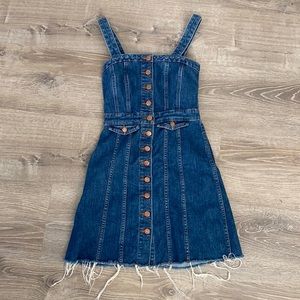 Madewell Denim Button Up Dress